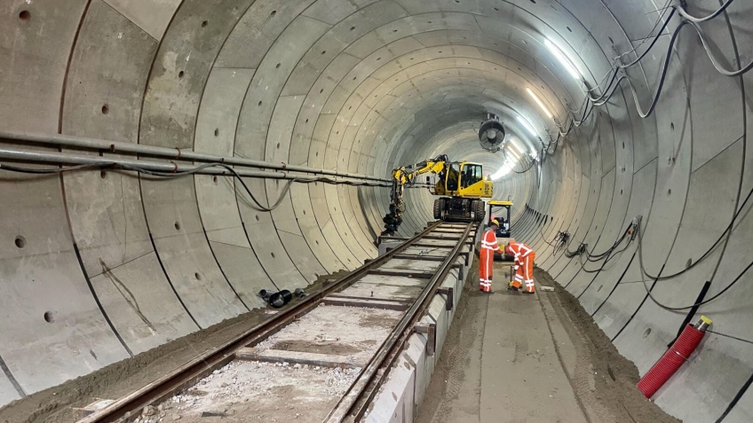 RijnlandRoute: Aanvullen tunnel gestart