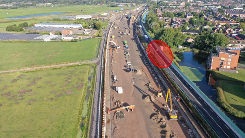 N206 ir. G. Tjalmaweg één avond-/nacht afgesloten (20-21 oktober)